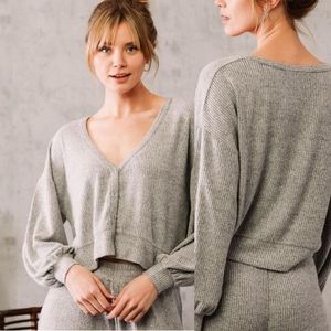 Fade by BKE Brushed Knit Button Down Top